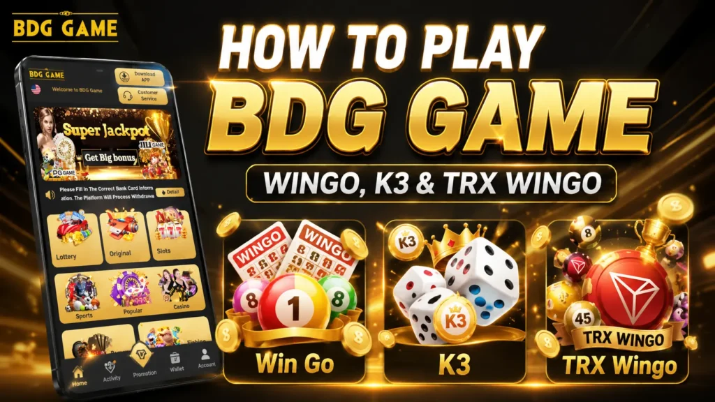 How to Play BDG Game — Wingo, K3 & TRX Wingo | BDG Game | 2026 1 How to Play BDG Game
